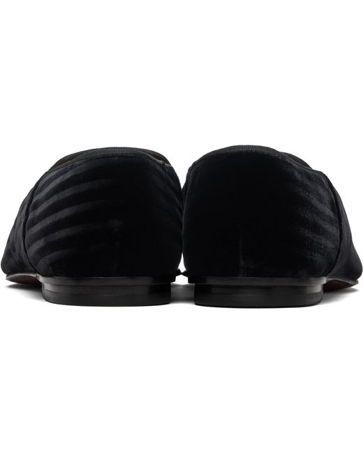 Tom Ford Black Steven Slip-On Loafers for men