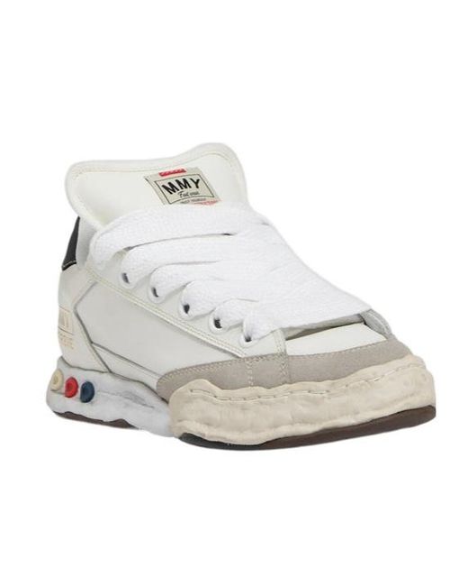 Maison Mihara Yasuhiro White Herbie Puffer Lace-Up Sneakers for men