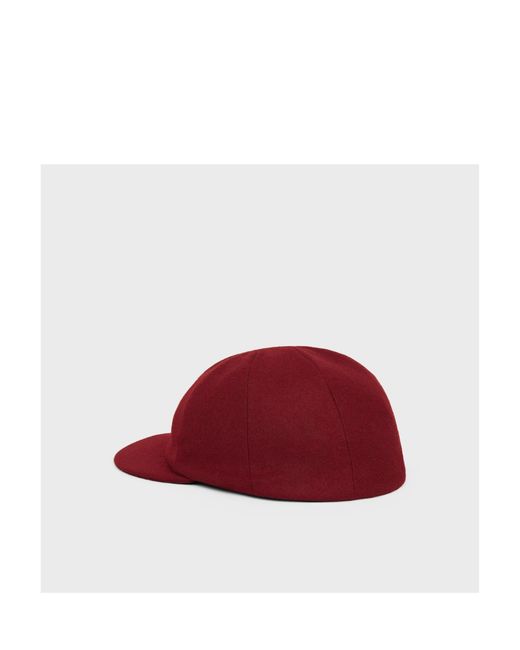 Céline Red Rowing Cap for men
