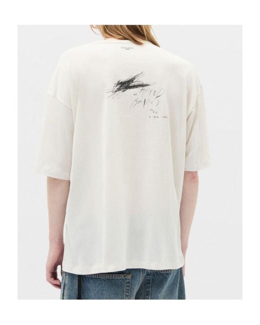 Ann Demeulemeester White Dieter Comfort T-Shirt for men