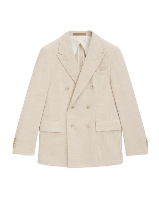 Boss Natural Boss Double-Breasted Slim-Fit Blazer for men