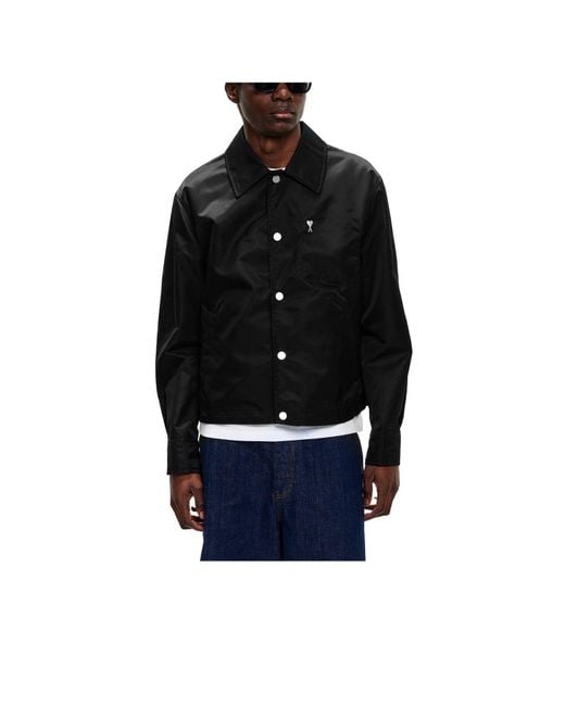 AMI Black Lightweight Jacket for men