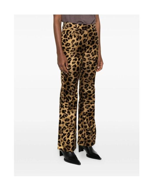 Ba&sh Natural Casual Pants With Belt Loops