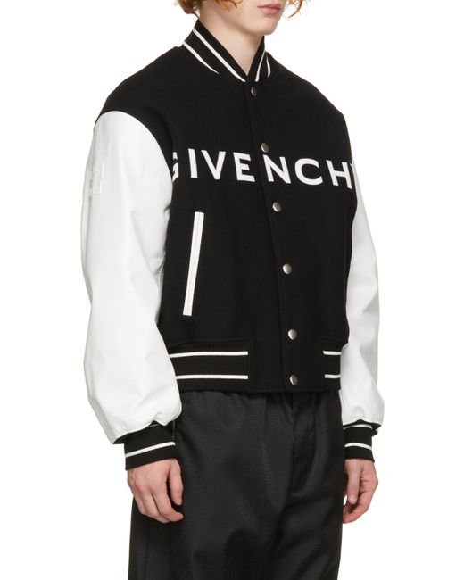 Givenchy Black Reversible Bomber Jacket for men