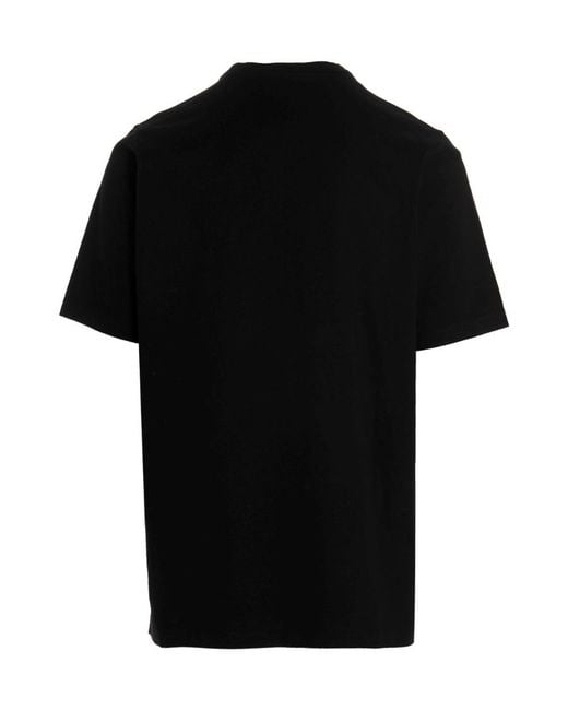 DSquared² Black Logo-Print Short-Sleeve T-Shirt for men