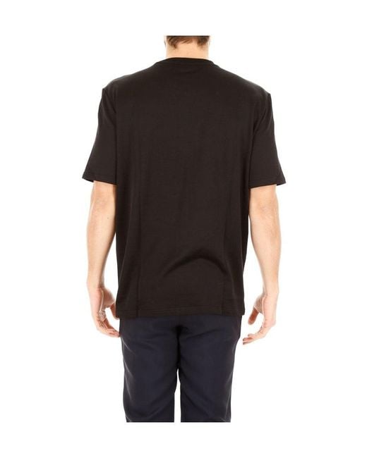 Lanvin Black 'Enter Nothing'Printed T-Shirt for men
