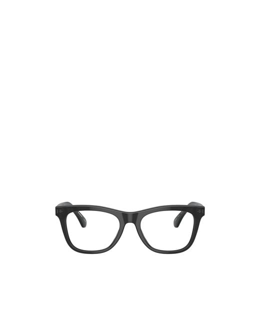Burberry White Geometrically Framed Flat Mirror for men