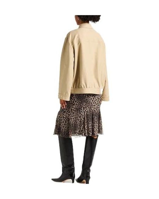 Max Mara Natural Solid Long-Sleeve Jacket
