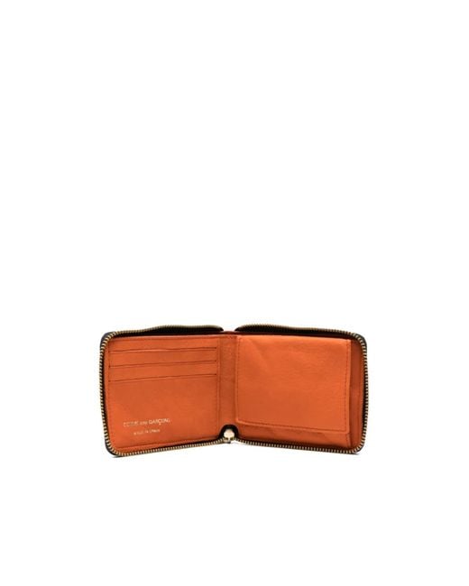 Comme des Garçons Orange Zip Wallet for men