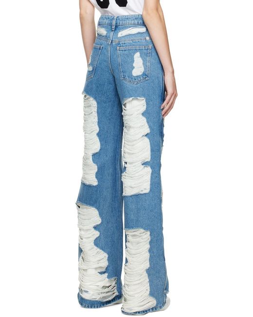 Givenchy Blue Oversized Jeans