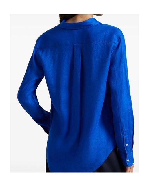 Ralph Lauren Blue Shirt With Logo