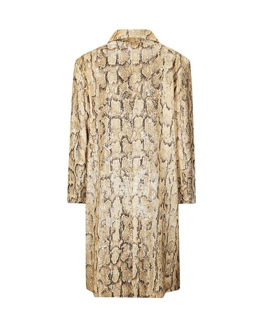 Dries Van Noten Natural Sequin Coat