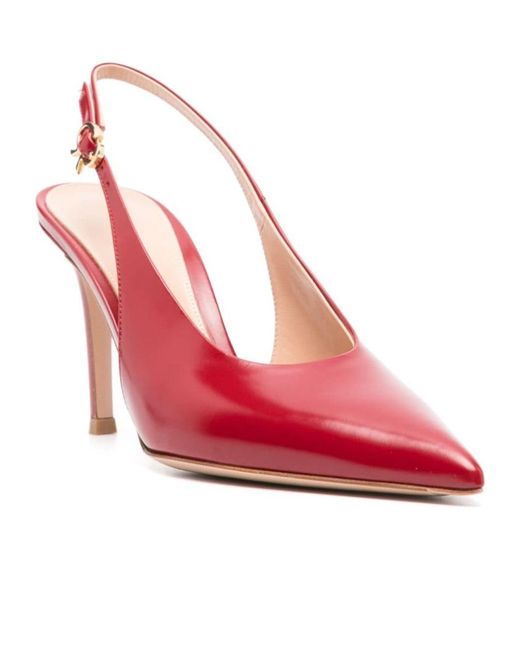 Gianvito Rossi Pink Pointed High-Heeled Sandals