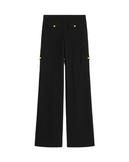 Céline Black Cargo Pants