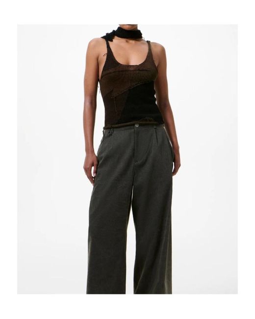 Our Legacy Black Solo Sheer Knitted Tank Top