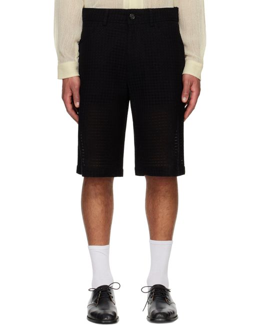 Séfr Black Marlo Shorts for men