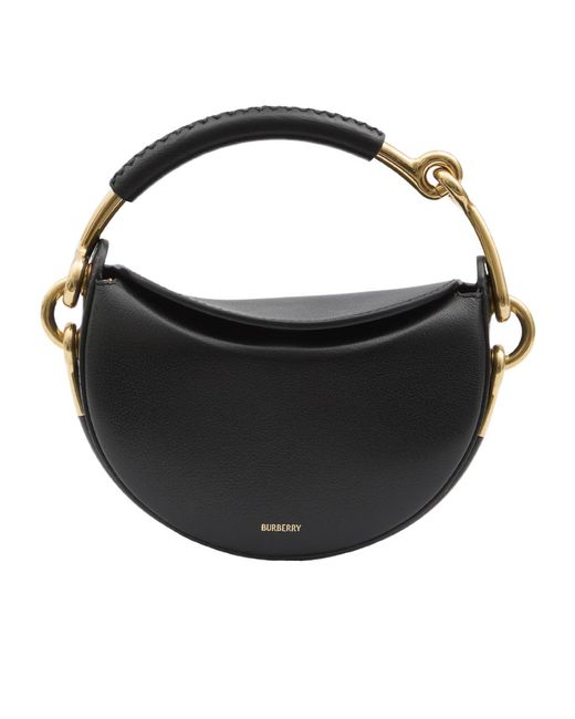 Burberry Black Logo Printed Tote Bag