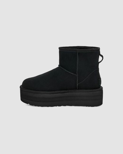 Ugg Black Thick-Soled Short Boots