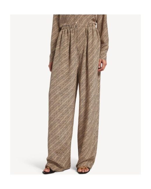 Balenciaga Natural Monogram Pyjama Pants