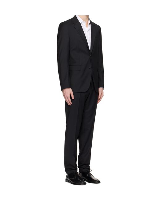 Boss Black Boss Micro-Patterned Slim Fit Suit for men