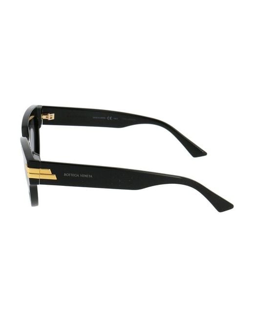 Bottega Veneta White Eyewear Cat Eye Sunglasses