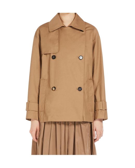 Max Mara Natural The Cube Zeno Double-Breasted Coat