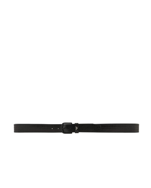 Emporio Armani White 524 Logo-Jacquard Buckle-Fastened Belt for men