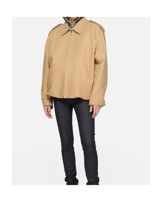 Acne Natural Satin Jacket