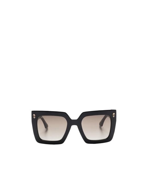 Etro Natural Square Frame Sunglasses