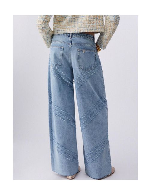 Liu Jo Blue Flare Embellished Jeans