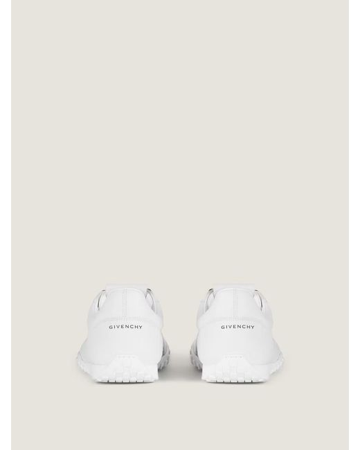 Givenchy White Glide Lace-Up Sneakers for men