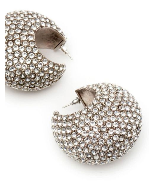 Isabel Marant White Enjoy Earrings