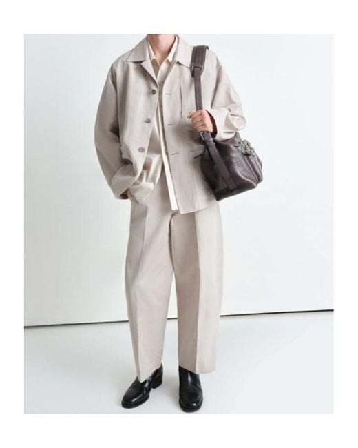 Lemaire White Boxy Sb Workwear Jacket for men