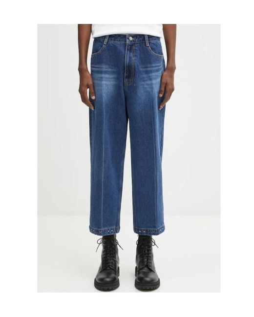 Adererror Blue Belt Loop Jeans for men