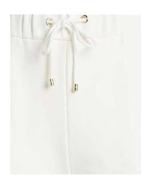Max Mara White Loose Athletic Pants