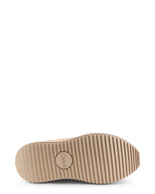 Chloé Pink Lace-Up Sneakers for men