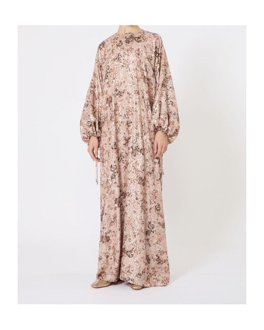 Max Mara Natural Long-Sleeved Dress