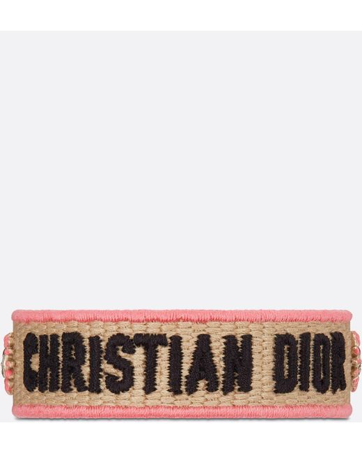 Dior Pink Iviera Christian Bracelet