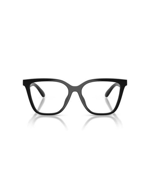 Emporio Armani Black Square Frame Clip-On Sunglasses