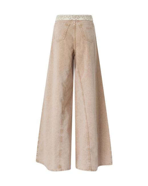Pinko Natural Winona Wide Leg Jeans