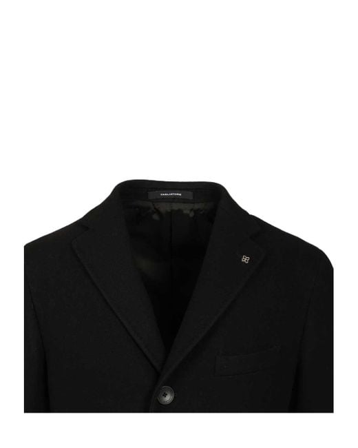 Tagliatore Black Bruce Coat for men