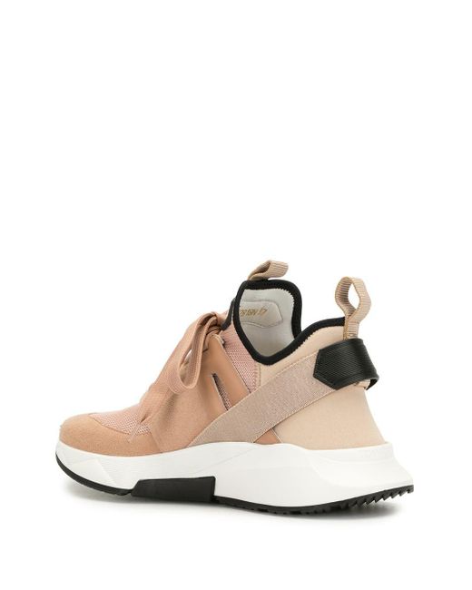 Tom Ford Natural Jago Low-Top Sneakers