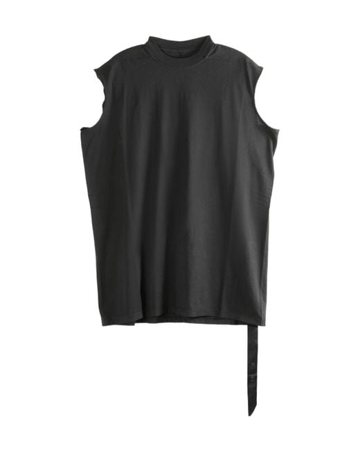 Rick Owens Black Sleeveless Top for men
