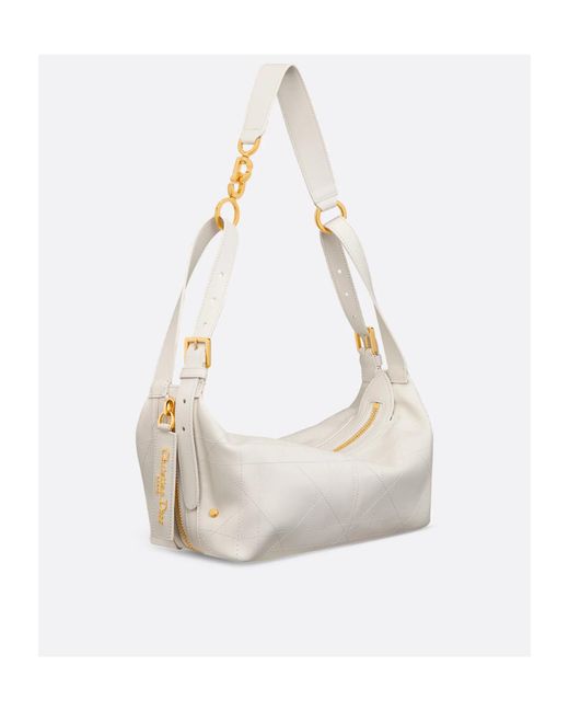 Dior White Small D-Journey Bag