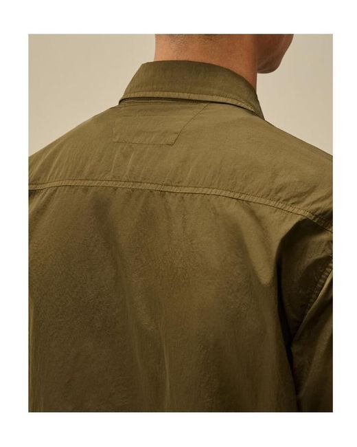 C P Company Green Short Sleeve Jacket for men