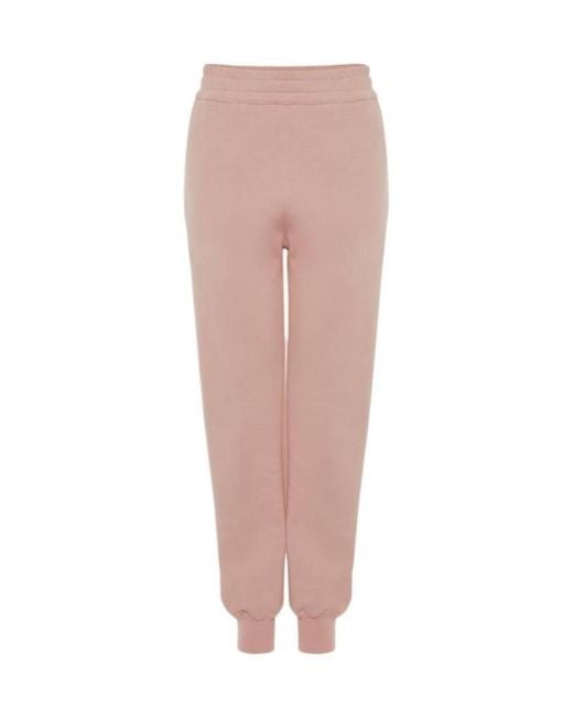 McQueen Pink Logo Printed Jersey Joggers