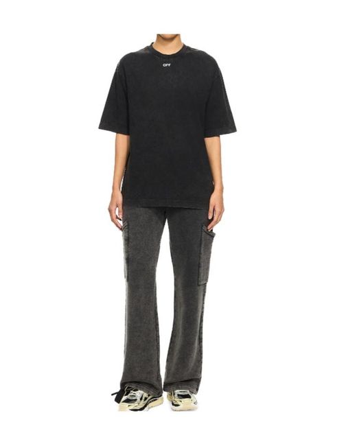 Off-White c/o Virgil Abloh Black Paint-Splatter Arrow T-Shirt