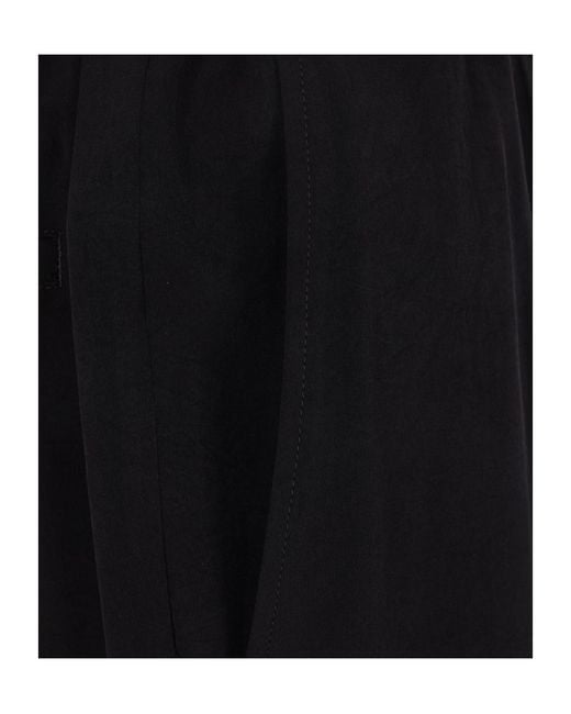 Yohji Yamamoto Black Pleated Trousers for men