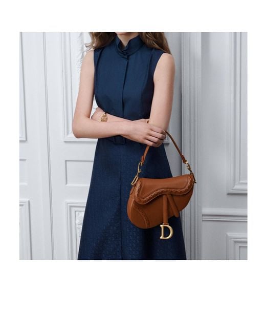 Dior Brown Saddle Bag With Strap