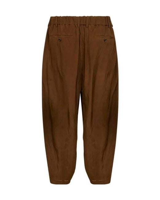 Uma Wang Brown Pigiama Pants for men